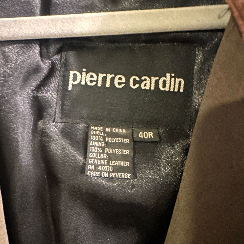 Vintage Pierre Cardin Brown Double-Breasted Trench Coat - Picture 4 of 6